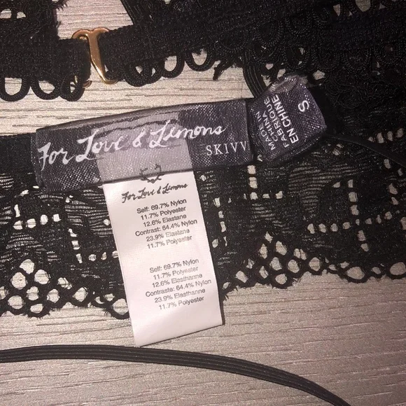 For Love & Lemons
Women's Elsa Strappy Lace Bra Black - Picture 4 of 5